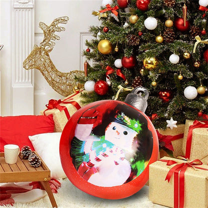Christmas Ornament Holly Ball Outdoor Tree Decoration Christmas Balls for Yards