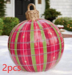 Christmas Ornament Holly Ball Outdoor Tree Decoration Christmas Balls for Yards