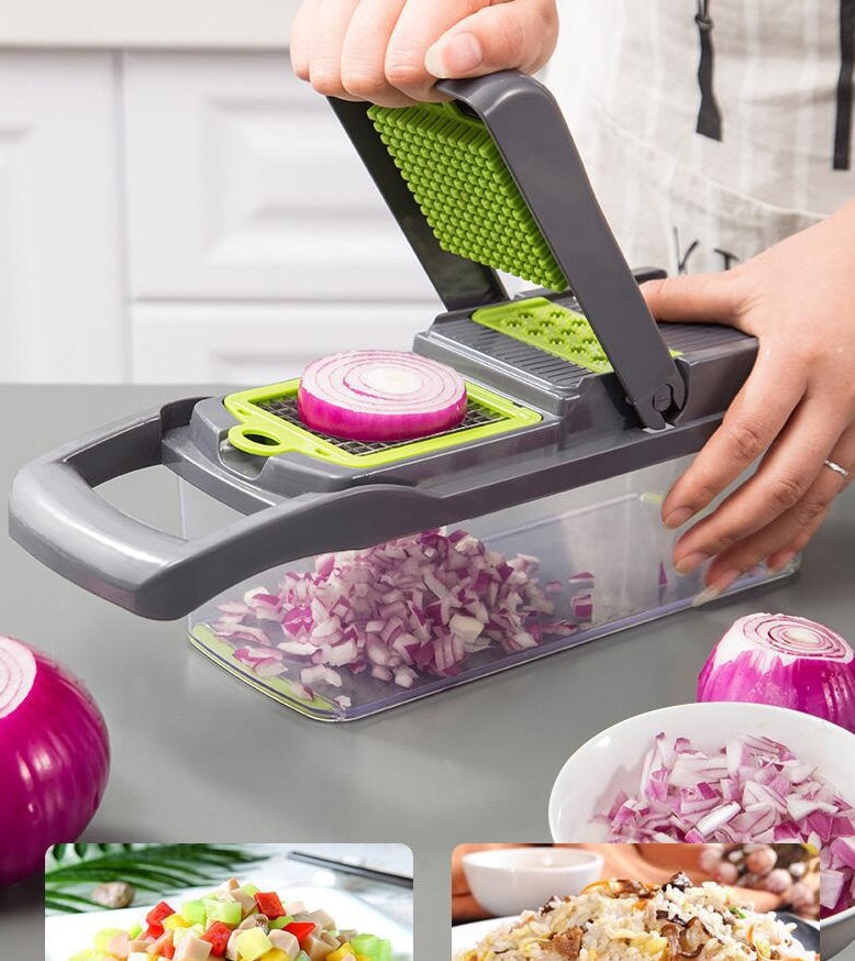 Multifunctional Vegetable Cutter - Kitchen Slicer Dicer for Fruits & Veggies