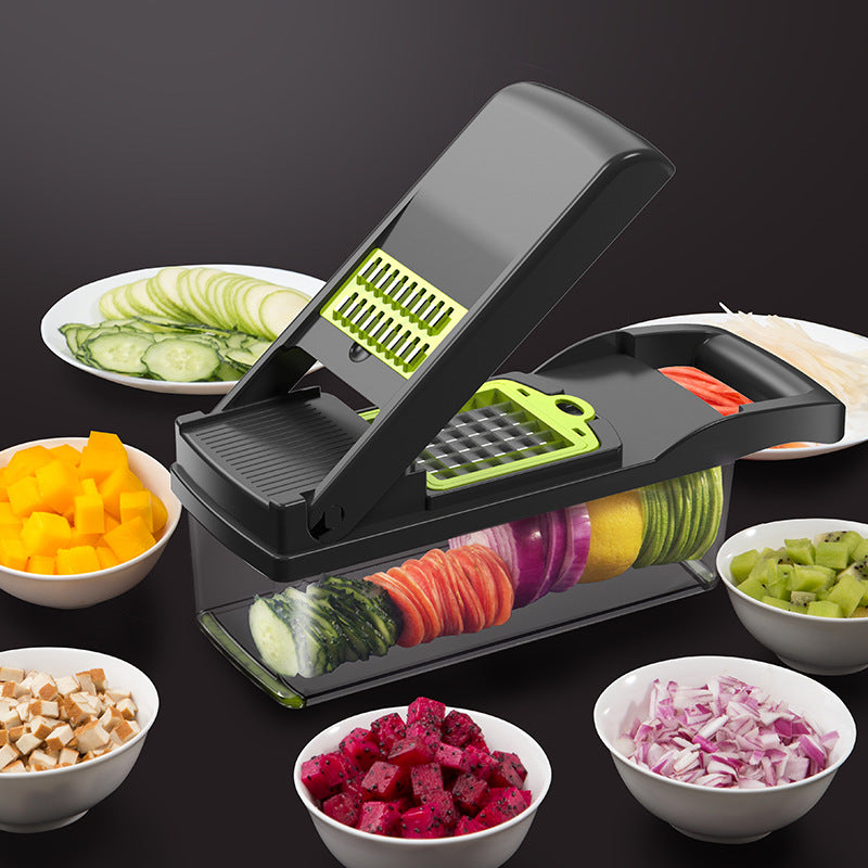 Multifunctional Vegetable Cutter - Kitchen Slicer Dicer for Fruits & Veggies