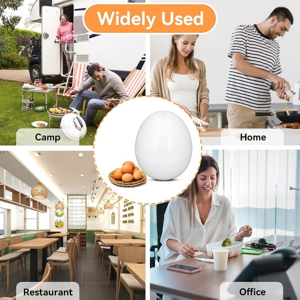 4-Egg Microwave Boiler – Quick Cooker for Perfect Soft or Hard-Boiled Eggs with Built-In Easy Shell Remover