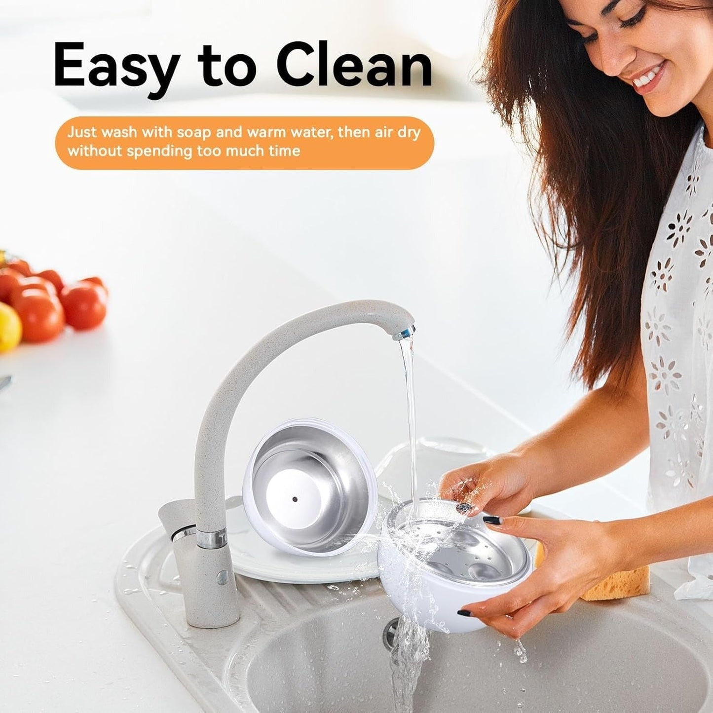 4-Egg Microwave Boiler – Quick Cooker for Perfect Soft or Hard-Boiled Eggs with Built-In Easy Shell Remover