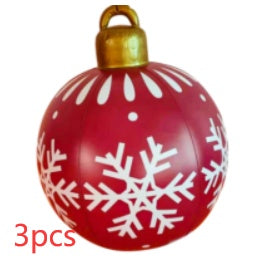 Christmas Ornament Holly Ball Outdoor Tree Decoration Christmas Balls for Yards