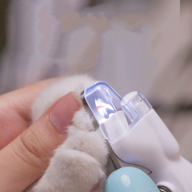 Pet Nail Clippers With LED Electric Nail Grinder for Both Cats & Dogs