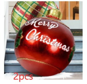 Christmas Ornament Holly Ball Outdoor Tree Decoration Christmas Balls for Yards