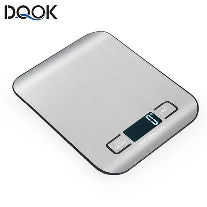 Kitchen Scale LCD Display Stainless Steel Electronic Scales Home Jewelry Food Snacks Weighing Baking Tools
