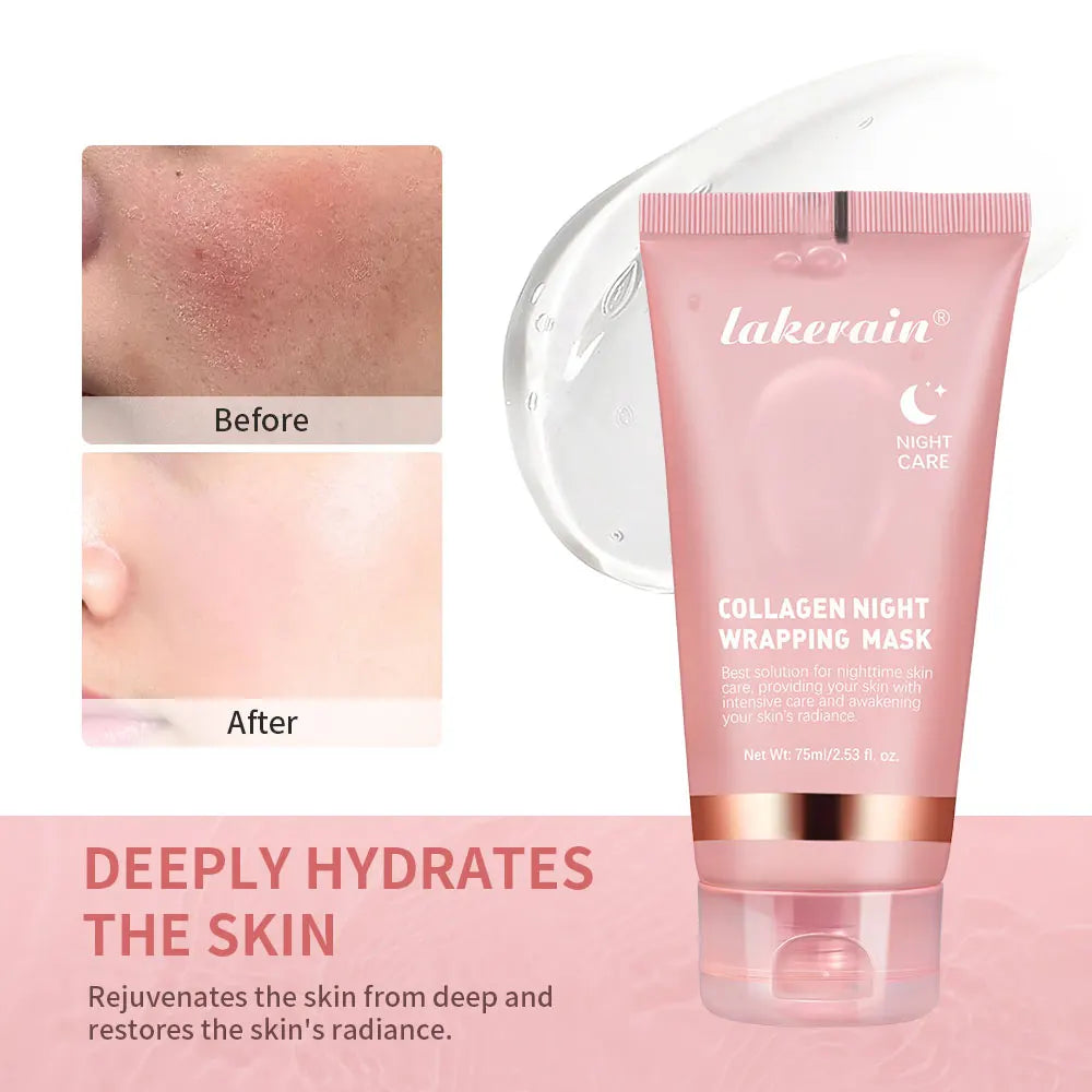Korean Collagen Night Wrapping Mask  Overnight Glass Skin Treatment