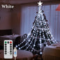 LED Outdoor Christmas Tree Lights – Waterproof Fairy String Lights (USB • 8 Modes • 2–3m)