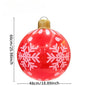 Christmas Ornament Holly Ball Outdoor Tree Decoration Christmas Balls for Yards