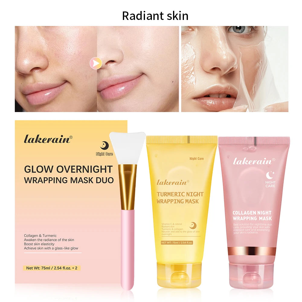 Korean Collagen Night Wrapping Mask  Overnight Glass Skin Treatment
