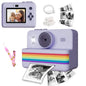 Kids Instant Print Camera with Mini Thermal Photo Printer 2.8" HD Video Camera Toy