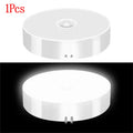 PIR Motion Sensor LED Night Light USB Rechargeable Night Lamp For Kitchen Cabinet Wardrobe Lamp Staircase Wireless Closet Light
