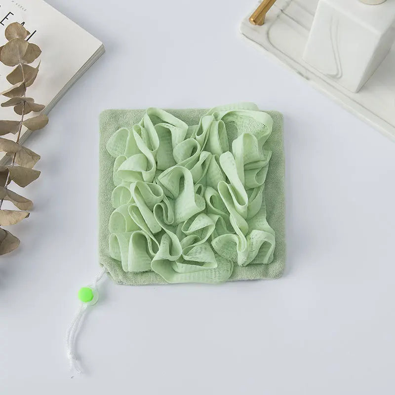 FoamGlow™ 2-in-1 Bath Sponge 🛁 — Deep Clean & Rich Lather