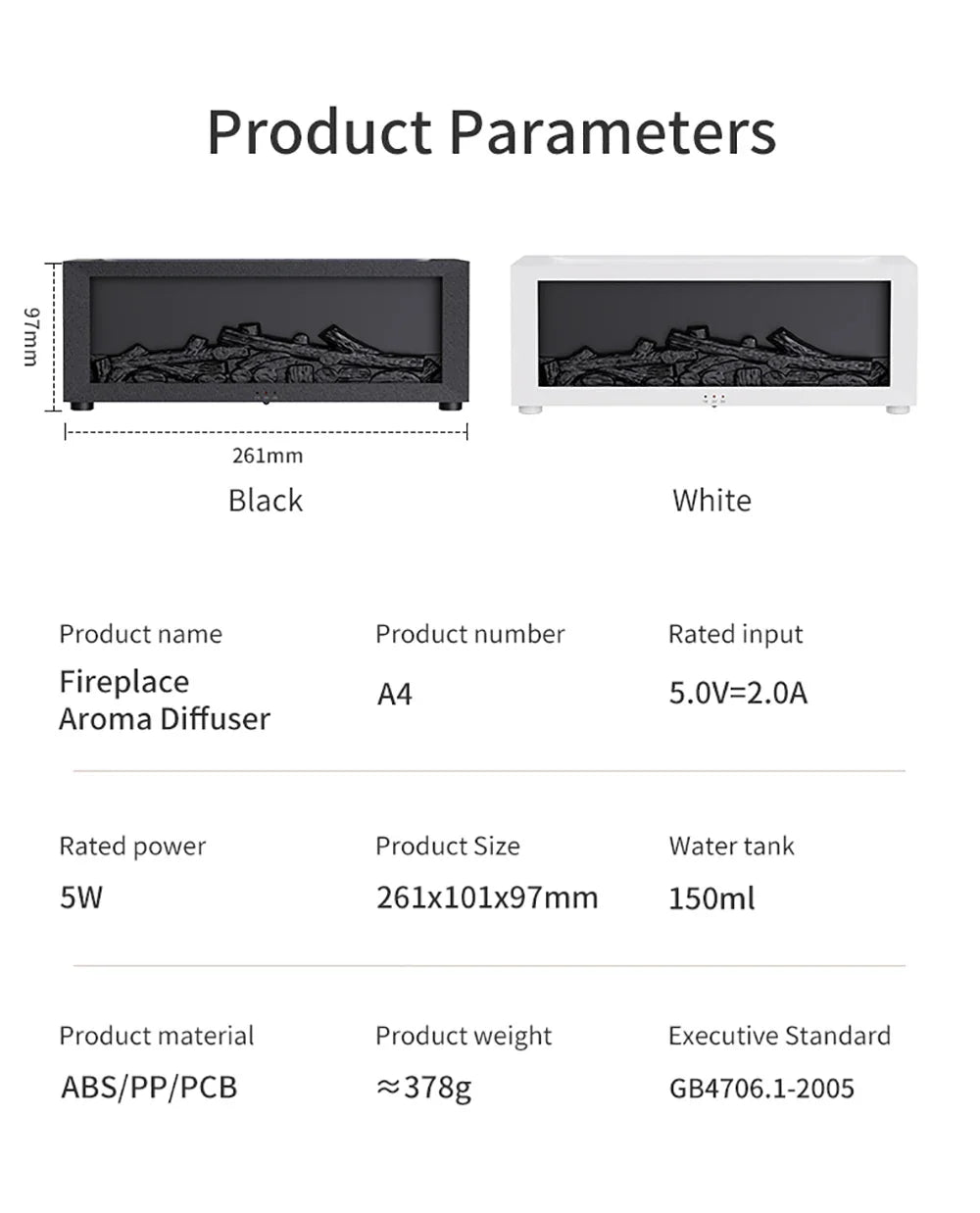 Flame Aroma Humidifier with Essential Oils – 7-Color LED Light, 150ml Large Room Diffuser, Adjustable Mist, Timer, and Auto Shut-Off – Remote Control Fragrance Diffuser for Home & Bedroom