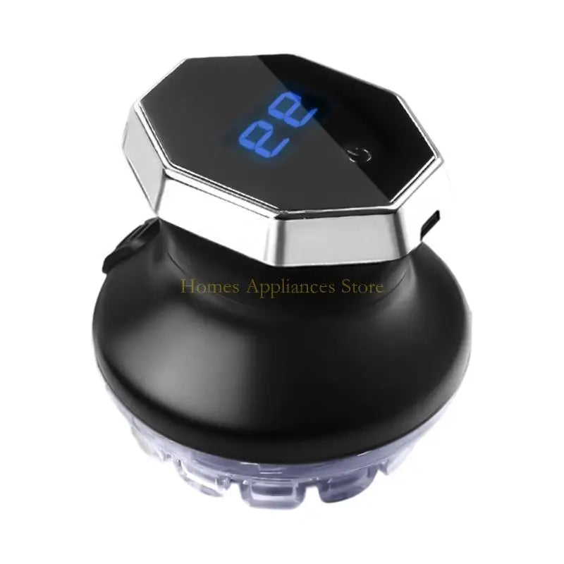 TrimOrbit™ Hair Clipper 💈 — Circular Precision with LED Display