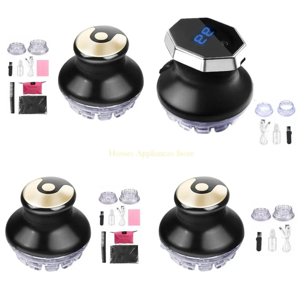 TrimOrbit™ Hair Clipper 💈 — Circular Precision with LED Display