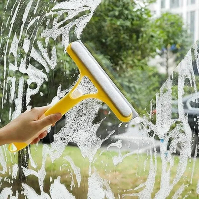 Double-Sided Window Cleaner With Spray