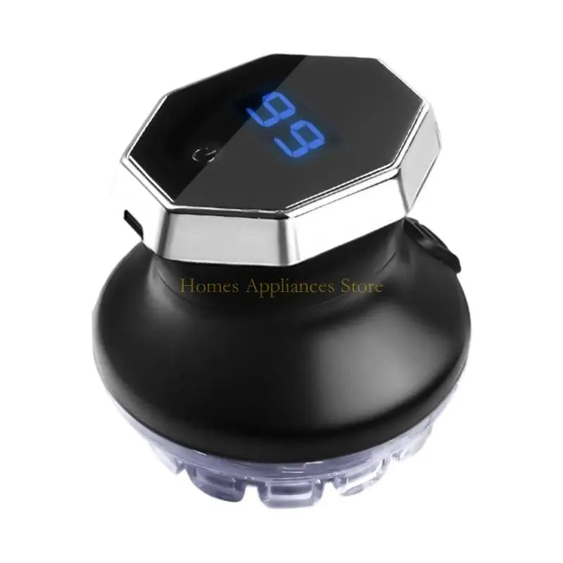 TrimOrbit™ Hair Clipper 💈 — Circular Precision with LED Display