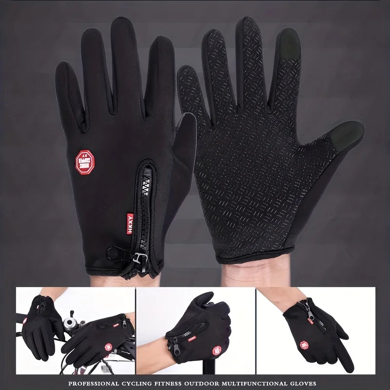 Winter Gloves For Men/Women, Touchscreen, Warm Outdoor, Cycling/Driving/Motorcycle Cold Gloves, Windproof Non Slip Gloves