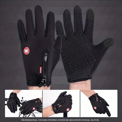 Winter Gloves For Men/Women, Touchscreen, Warm Outdoor, Cycling/Driving/Motorcycle Cold Gloves, Windproof Non Slip Gloves