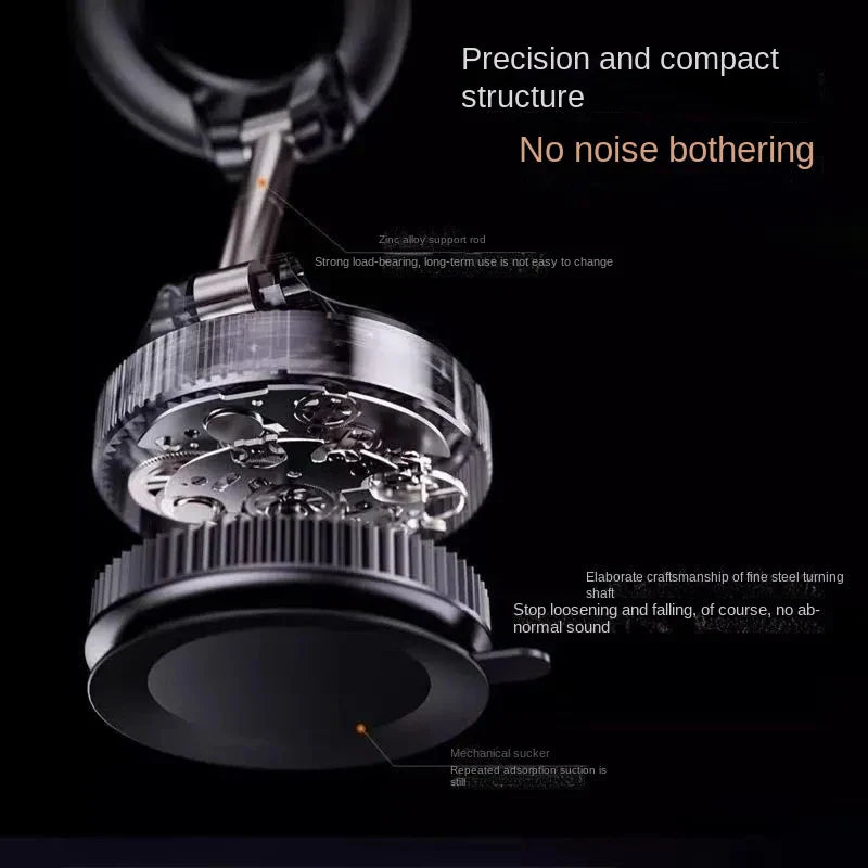 360° Vacuum Adsorption Magnetic Car Phone Holder – Strong Suction Dashboard & Windshield Mount, Universal Hands-Free Mobile Stand