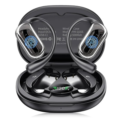 AI Translation Earbuds BT 5.4 Headphones Translator with 144 Languages OWS Real-Time Earphones Ear Buds for Travel Business