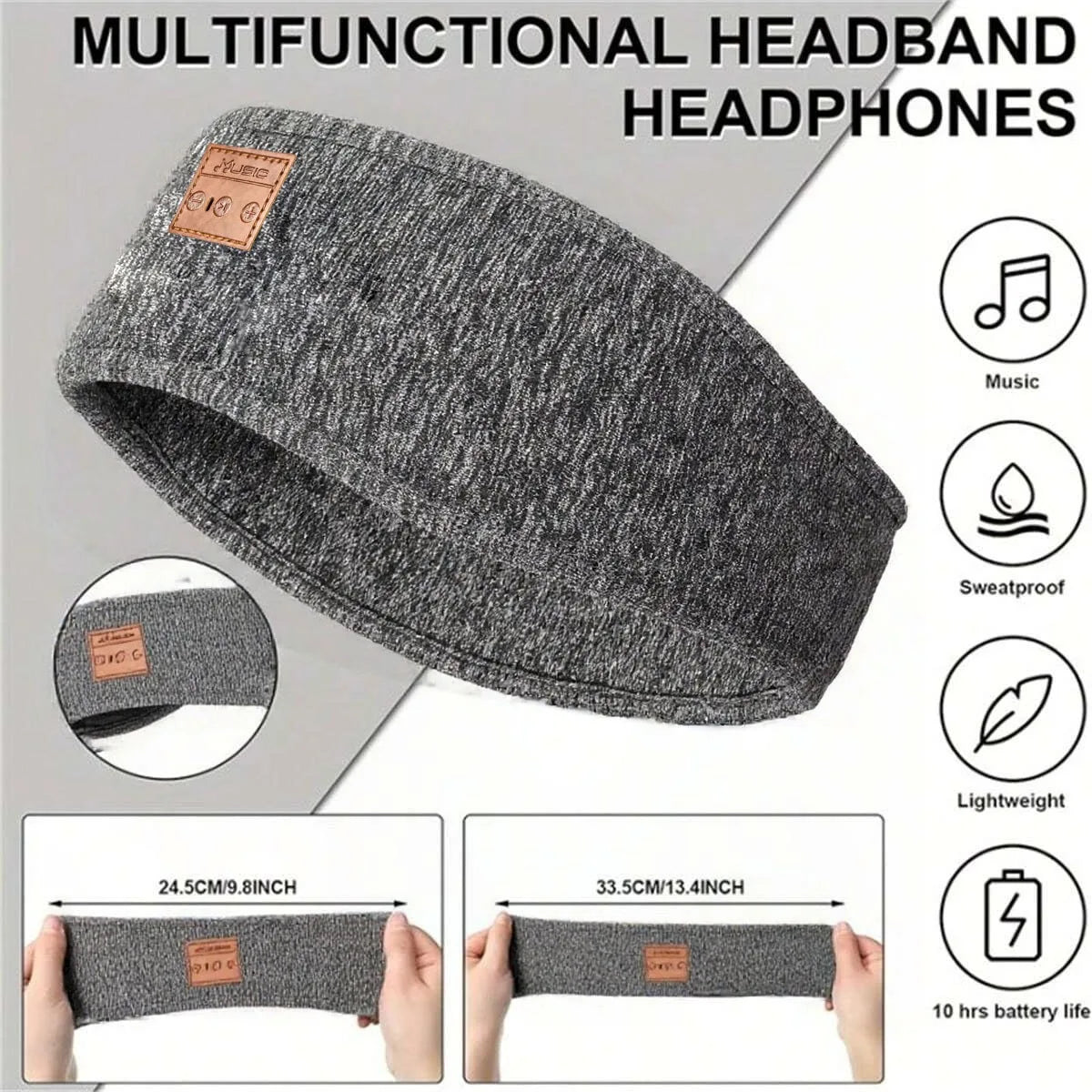 Wireless Bluetooth Sleeping Headband