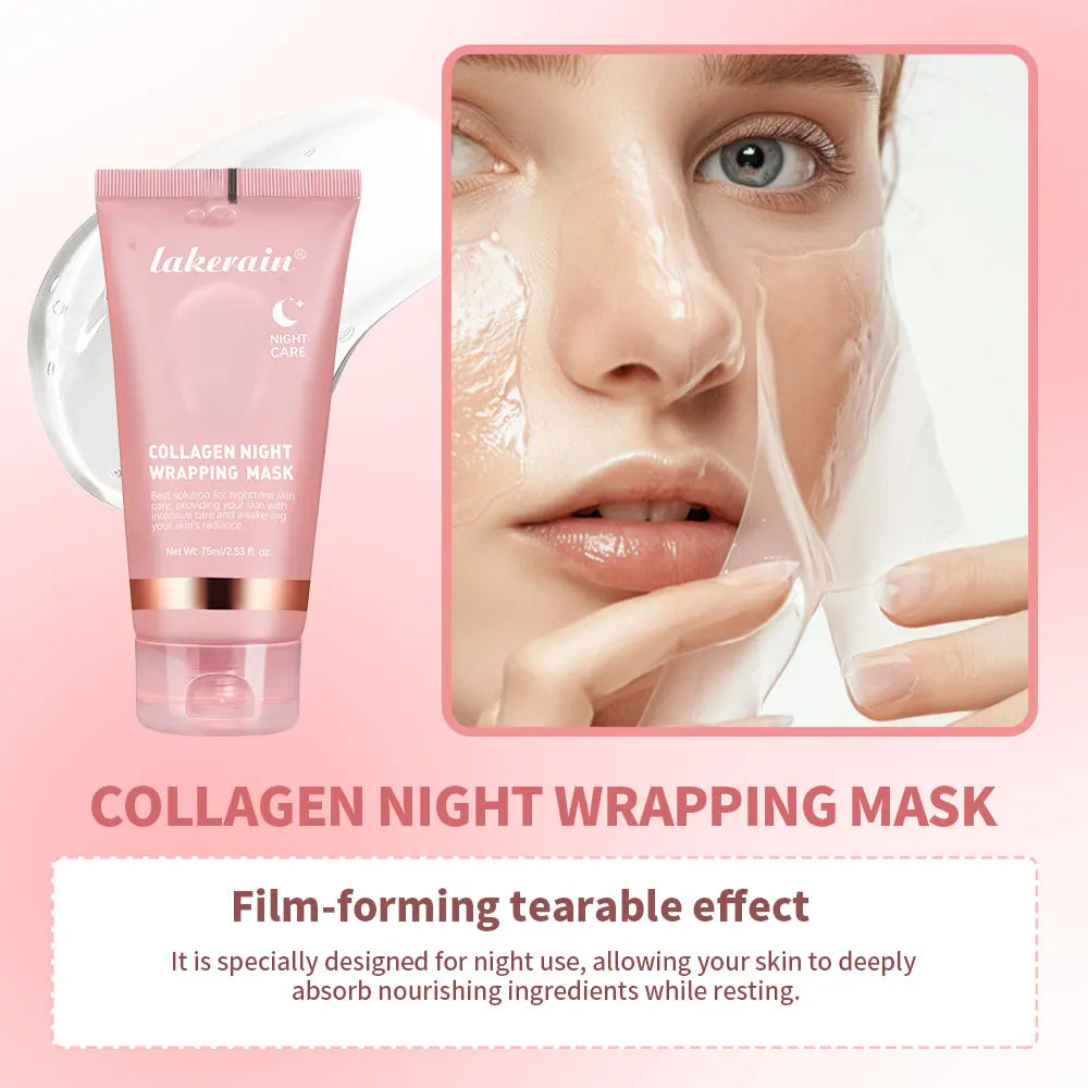 Korean Collagen Night Wrapping Mask  Overnight Glass Skin Treatment