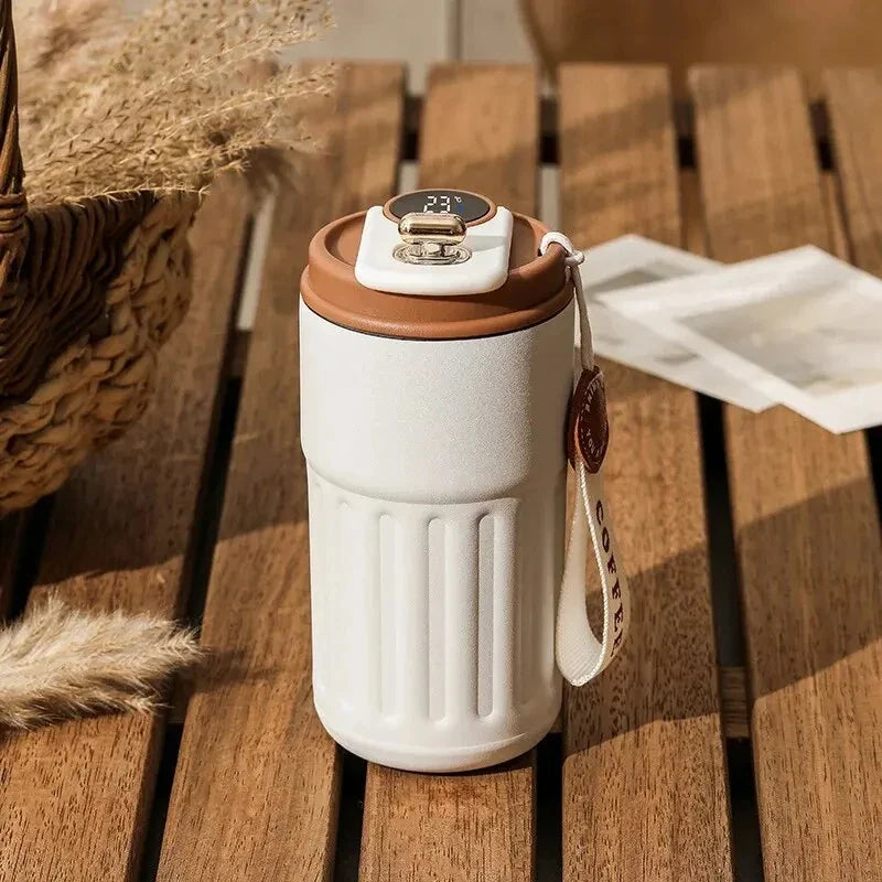 Stainless Steel Thermos Mug Display Temperature Coffee Mug Smart Car Water Cup Gift Drinking Tools