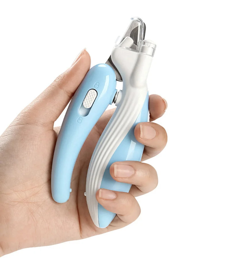 Pet Nail Clippers With LED Electric Nail Grinder for Both Cats & Dogs