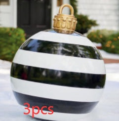 Christmas Ornament Holly Ball Outdoor Tree Decoration Christmas Balls for Yards