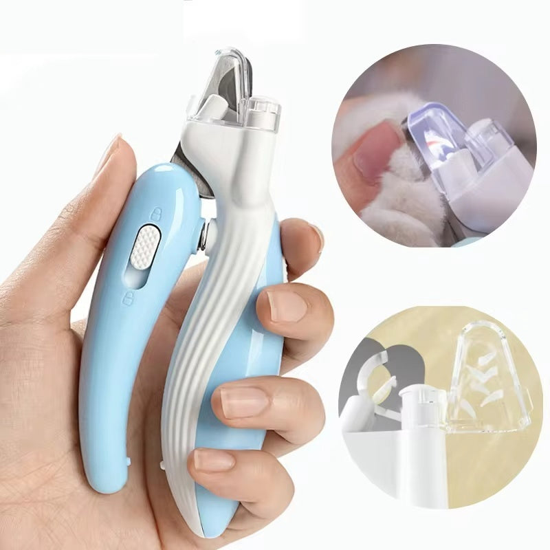 Pet Nail Clippers With LED Electric Nail Grinder for Both Cats & Dogs
